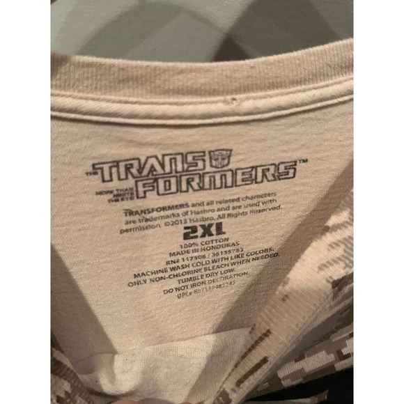 MEN'S Size 2XL Trans Formers Tee Shirt New without tags - Picture 3 of 3